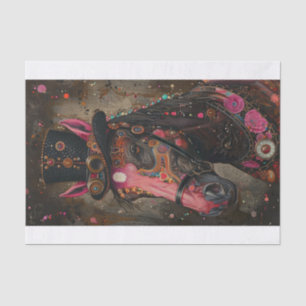 Papel De Seda Cavalo Steampunk