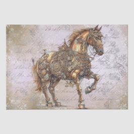 Papel De Seda Cavalo Steampunk