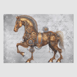 Papel De Seda Cavalo Steampunk