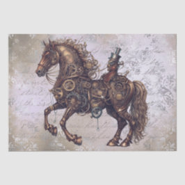 Papel De Seda Cavalo Steampunk