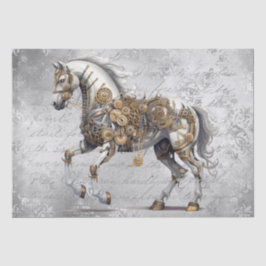 Papel De Seda Cavalo Steampunk