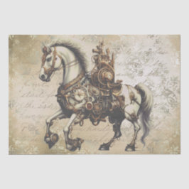 Papel De Seda Cavalo Steampunk