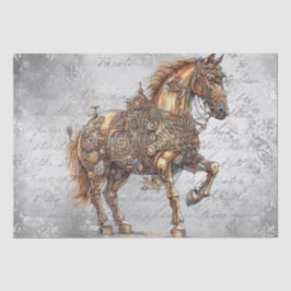 Papel De Seda Cavalo Steampunk