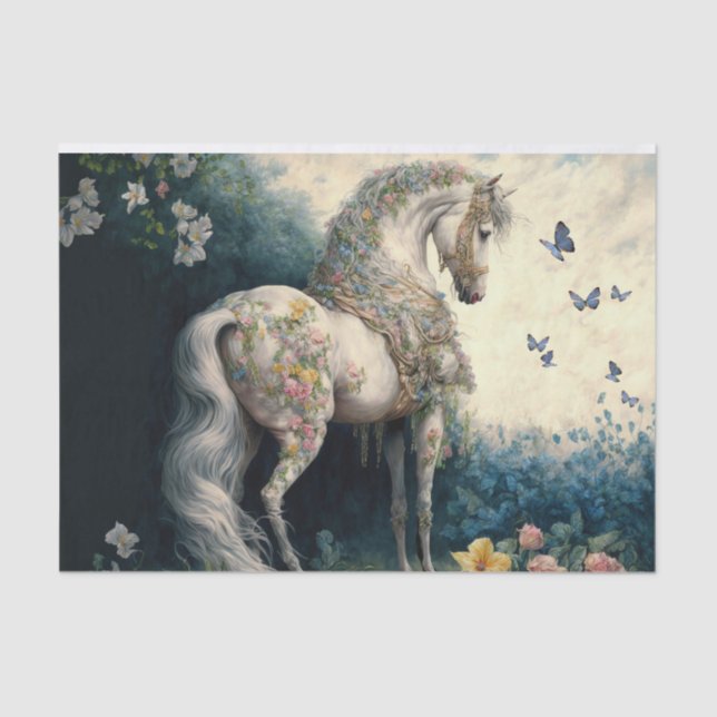 Papel De Seda Cavalo vitoriano (Frente )