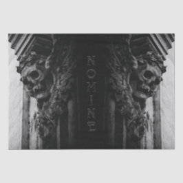 Papel De Seda Caveira das Asas Pedras