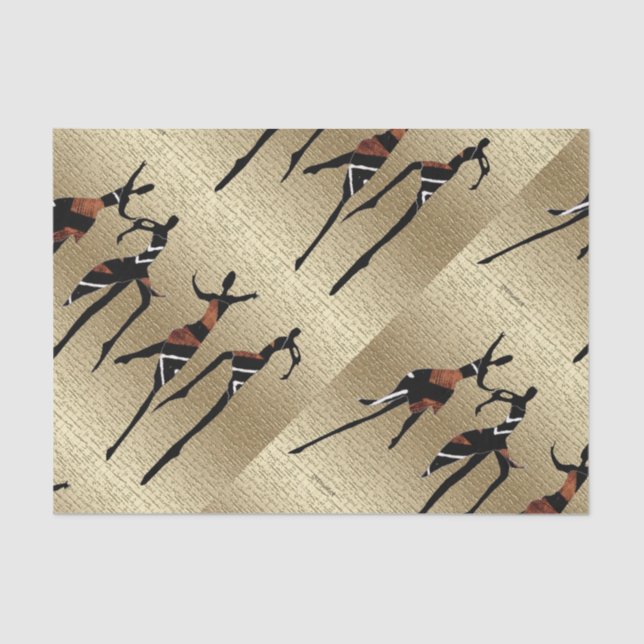 Papel De Seda Celebração Africana (Frente )