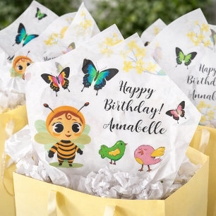 Papel De Seda Celebração de Crianças na Festa no Jardim