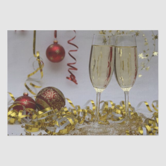 Papel De Seda Celebração do Ano Novo de Natal (Frente )