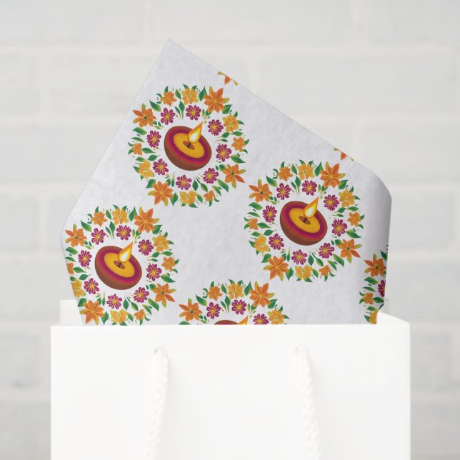 Papel De Seda Celebração do Sul da Ásia (Sacola de presentes)