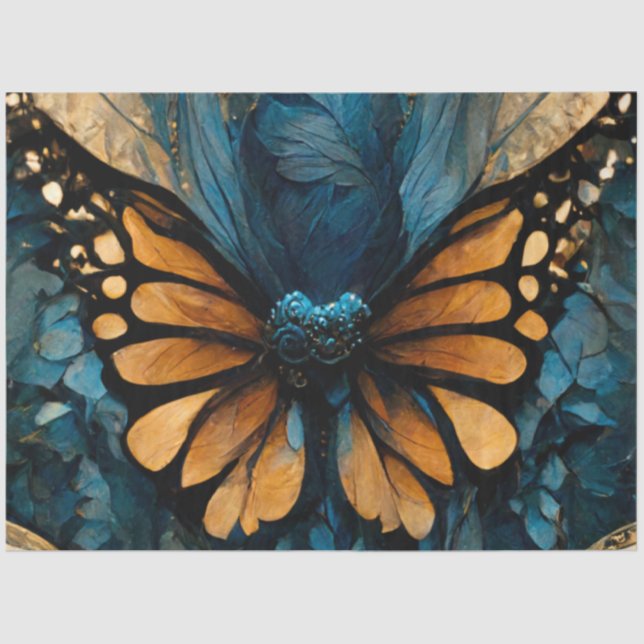 Papel De Seda Celebração Monarca (Frente )