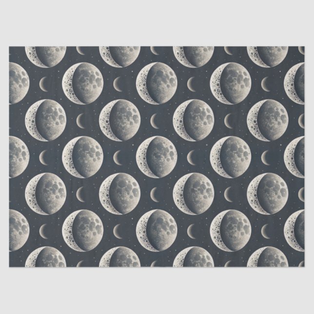 Papel De Seda Celestial Moon Phase (1) (Frente )