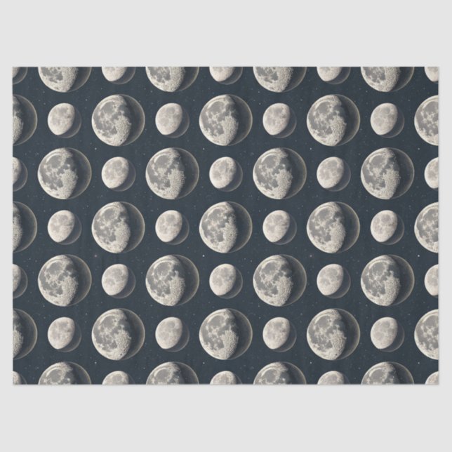 Papel De Seda Celestial Moon Phase (3) (Frente )