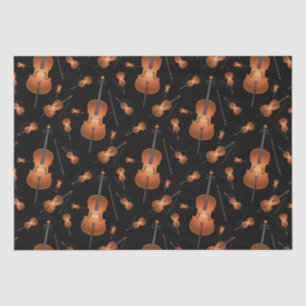 Papel De Seda Cello Musical Music Teacher String Orchestra