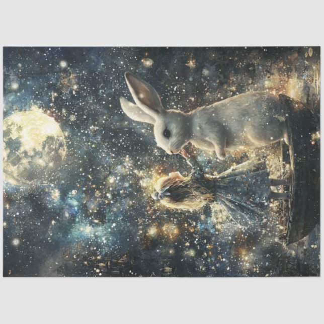 Papel De Seda Cena Imunológica de Dissociação Alice & Rabbit (Frente )