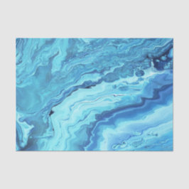 Papel De Seda Cerceta Geode