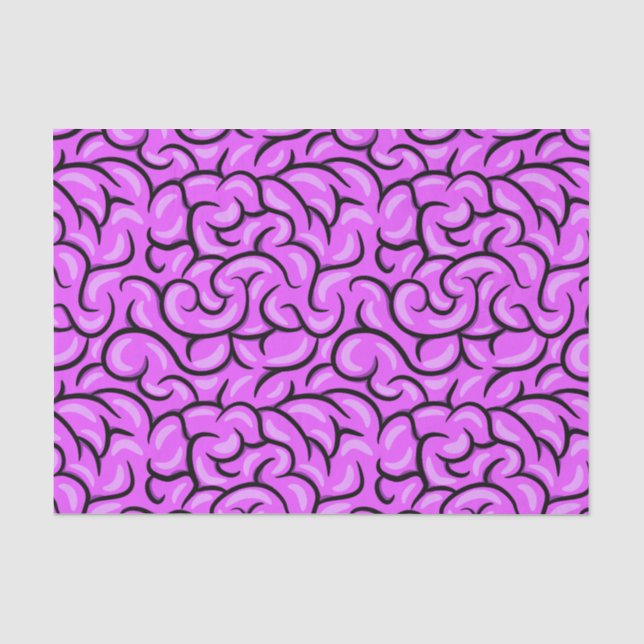 Papel De Seda Cérebro Assustador (Frente )