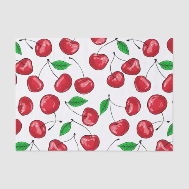 Papel De Seda Cerejas (Frente )
