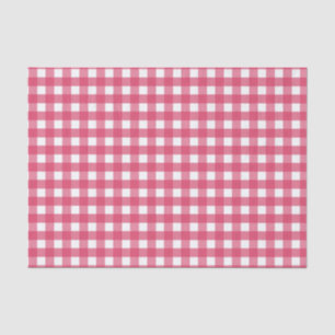 Papel De Seda Cerise Gingham