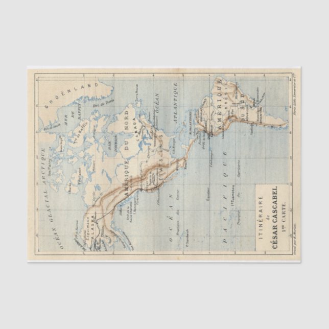 Papel De Seda "César Cascabel" por George Roux (Frente )