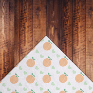 Papel De Seda Chá de Bebê Elegante Pêssego Doce