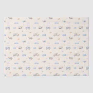 Papel De Seda Chá de fraldas Adventure Transportation Boy