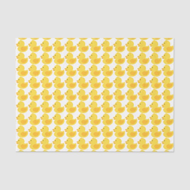 Papel De Seda Chá de fraldas Amarelo Ducky (Frente )