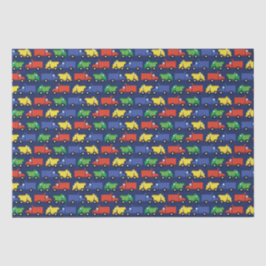 Papel De Seda Chá de fraldas de Caminhão de Construção