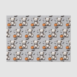 Papel De Seda Chá de fraldas de Ursinho de abóbora