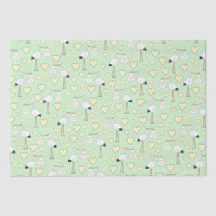 Papel De Seda Chá de fraldas Flamingo Cute Tropical