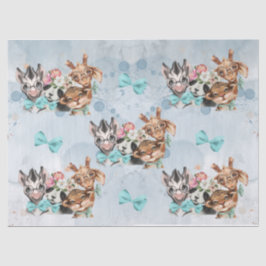 Papel De Seda Chá de fraldas Safari selvagem