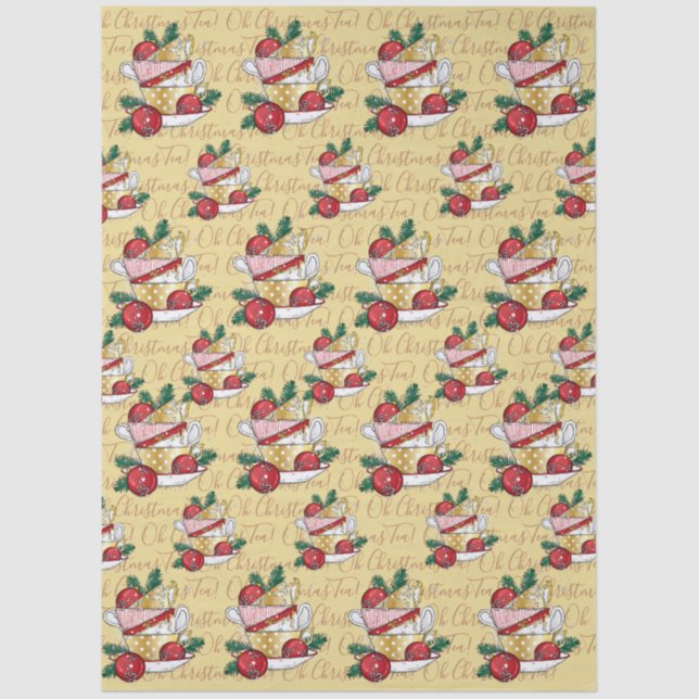 Papel De Seda Chá de Natal! (Frente )