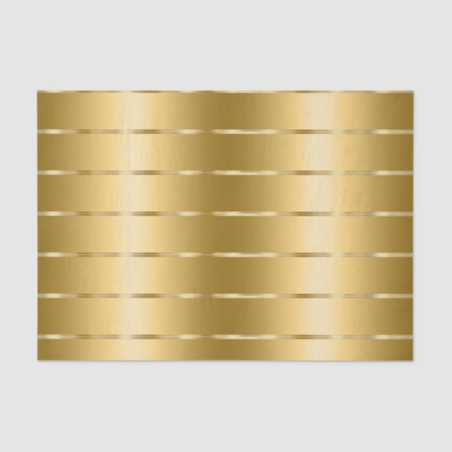 Papel De Seda Chá de Noiva Glam Ribbon Dourado (Frente )