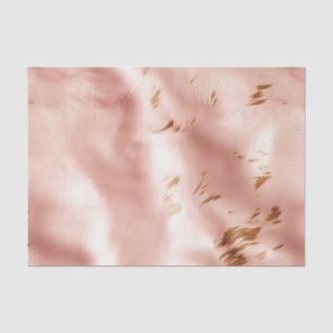 Papel De Seda Chá de Noiva Rosa Bege Couro de Vaca Falso Western