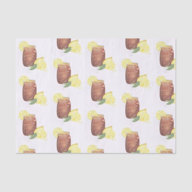 Papel De Seda Chá doce com limão (Frente )