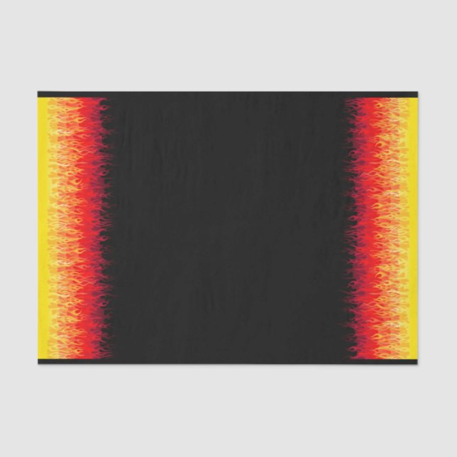 Papel De Seda Chamas Red Hot Rod (Frente )