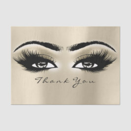 Papel De Seda Champaigne Sepia Bridal Glitter Olhos de Obrigado