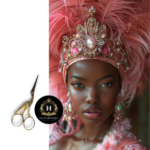 Papel De Seda Chapéu com Penas Cor-de-Rosa Decoupage