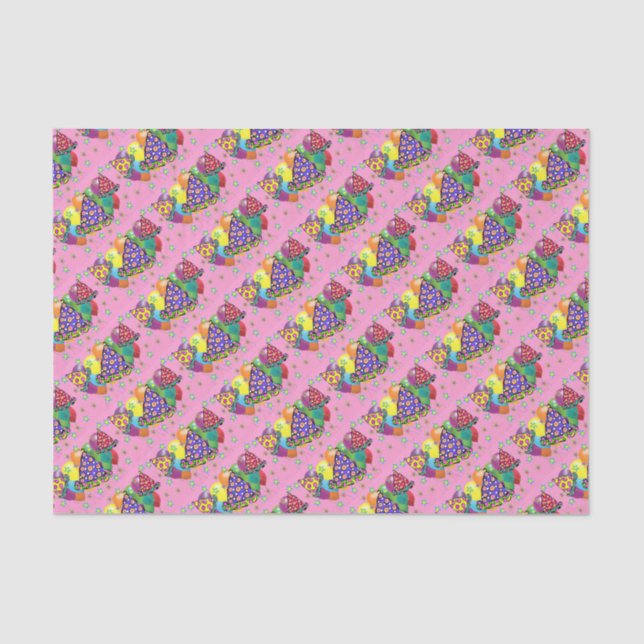 Papel De Seda Chapéus do Partido Birthay (Frente )