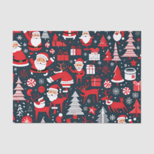 Papel De Seda Charme de Natal Whimsérico: Seja bom ou eu mandare