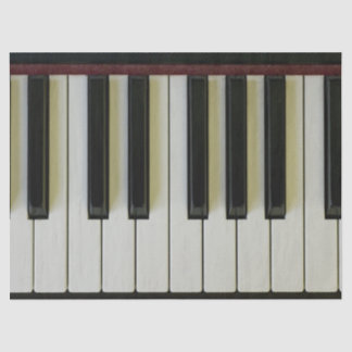 Papel De Seda Chaves do piano