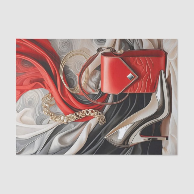 Papel De Seda Chefe Lady Day ou Night, Mulher Moderna (Frente )