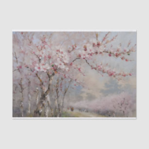 Papel De Seda Cherry Blossoms Watercolor Decoupage