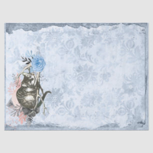 Papel De Seda Cheshire Cat Alice no País das Maravilhas