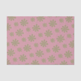 Papel De Seda Chic 70s 80s cor-de-rosa e Dourado