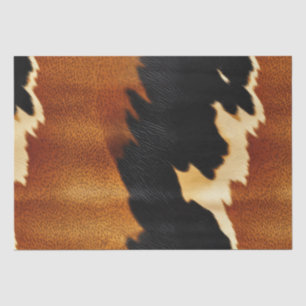 Papel De Seda Chic Brown Black Cream Western Cowhide