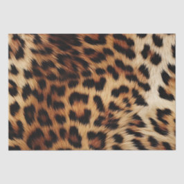 Papel De Seda Chic Brown Cream Leopardo