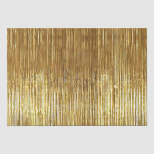 Papel De Seda Chic Dourado Glam Tinsel Strips Natal
