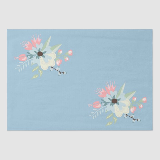 Papel De Seda Chic Floral (Frente )