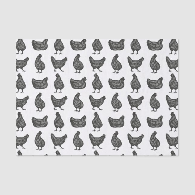 Papel De Seda Chickens  (Frente )