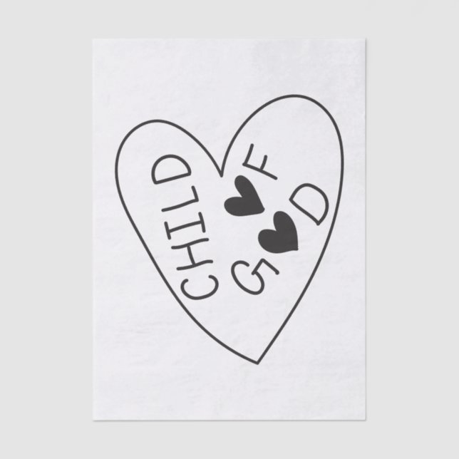 Papel De Seda Child of God (Frente )